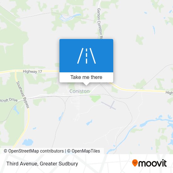 Third Avenue map