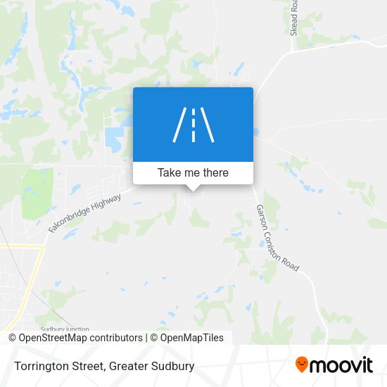 Torrington Street map