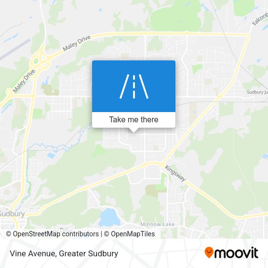 Vine Avenue map