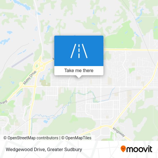 Wedgewood Drive map