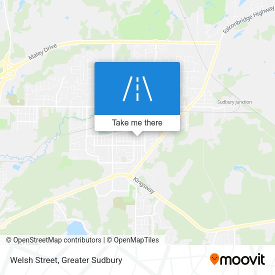Welsh Street map