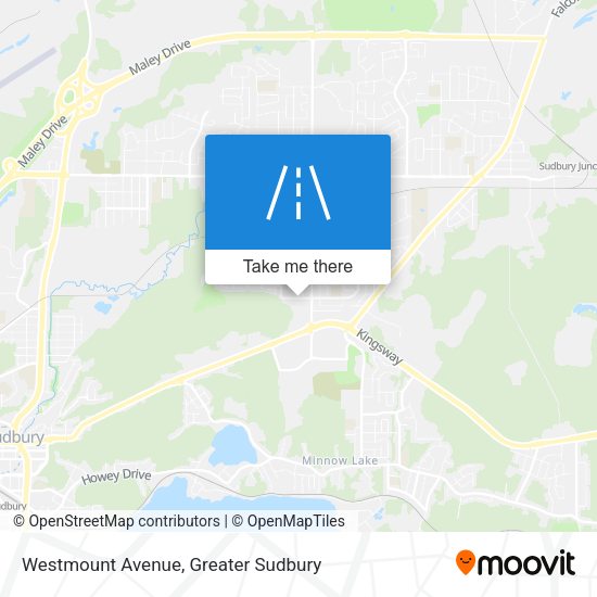 Westmount Avenue map