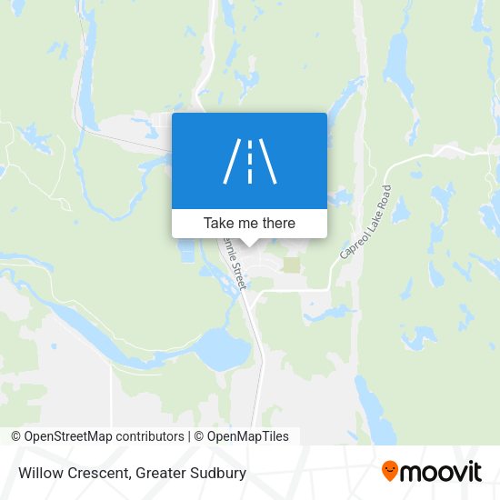Willow Crescent map