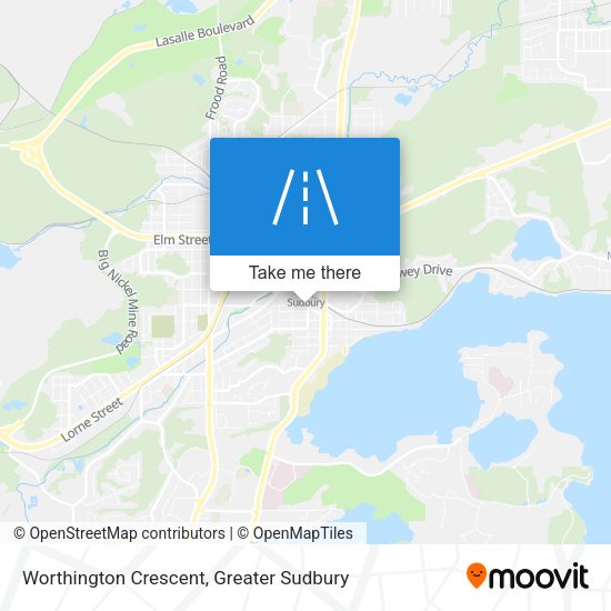 Worthington Crescent map