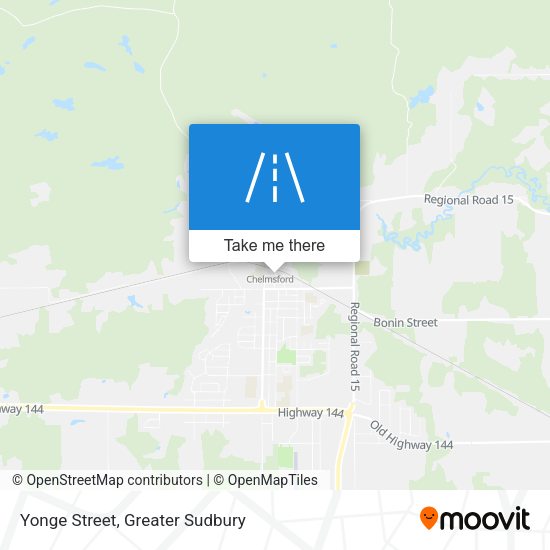 Yonge Street map
