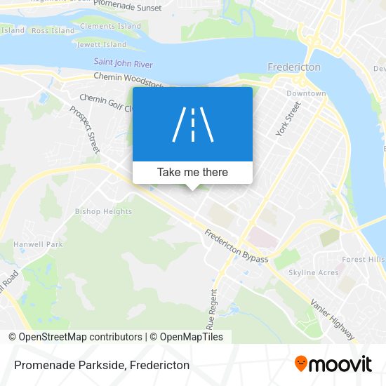 Promenade Parkside map
