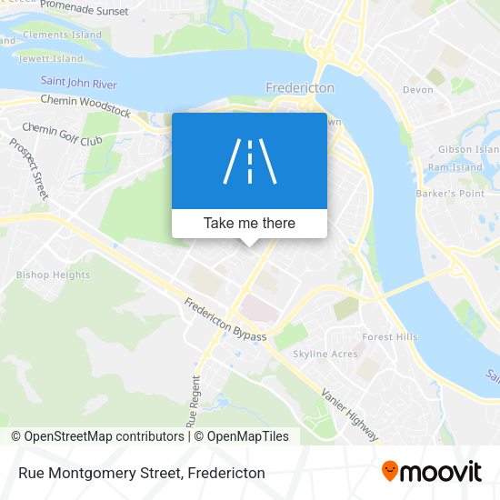 Rue Montgomery Street plan