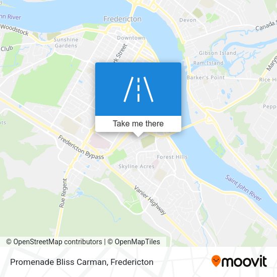 Promenade Bliss Carman map