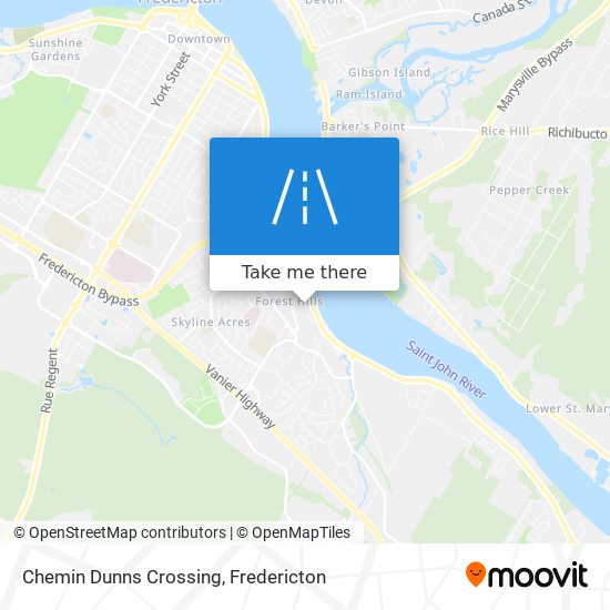 Chemin Dunns Crossing plan