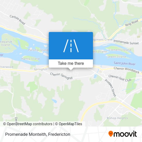 Promenade Monteith map