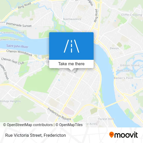 Rue Victoria Street map