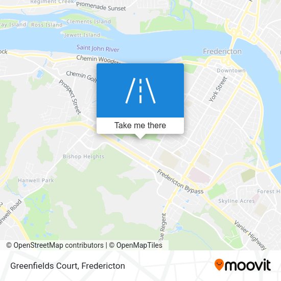 Greenfields Court map