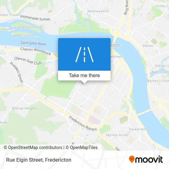 Rue Elgin Street map