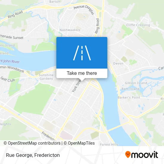 Rue George map