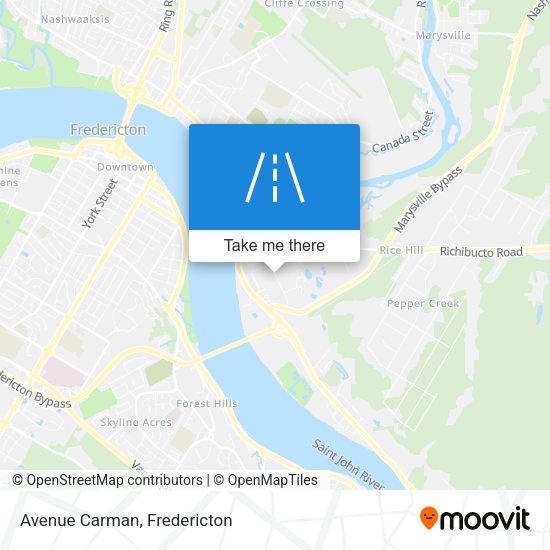 Avenue Carman map