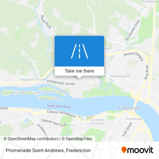 Promenade Saint-Andrews plan