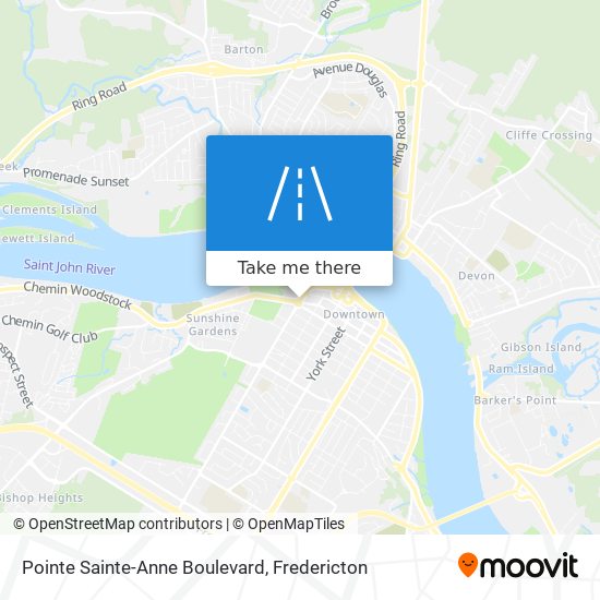 Pointe Sainte-Anne Boulevard plan