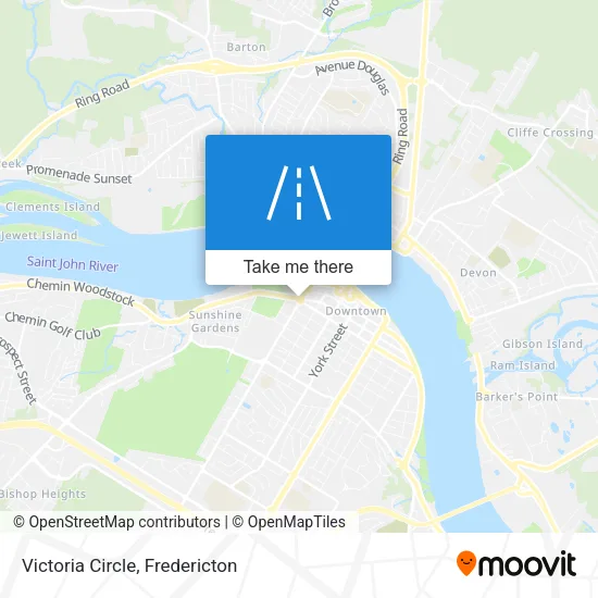 Victoria Circle map
