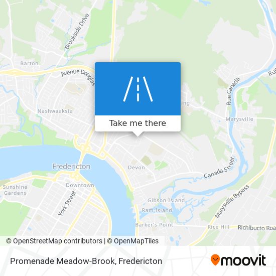Promenade Meadow-Brook plan
