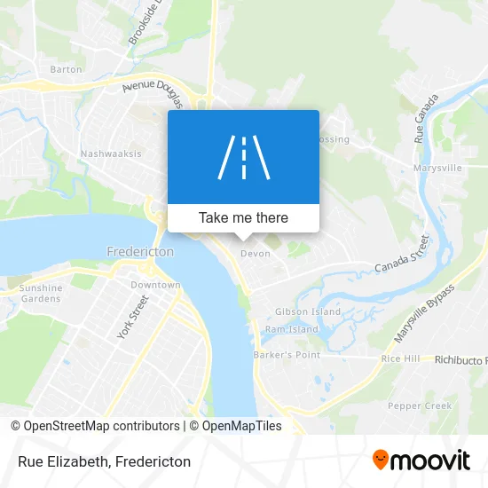Rue Elizabeth map