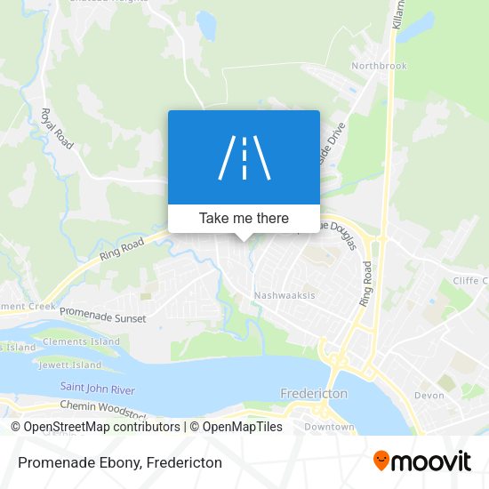 Promenade Ebony map