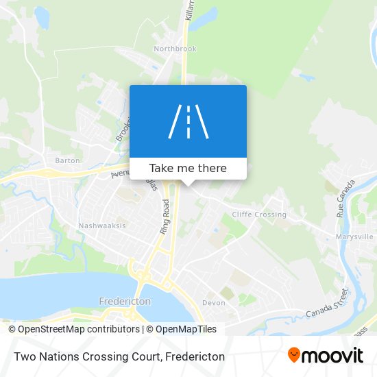 Two Nations Crossing Court plan