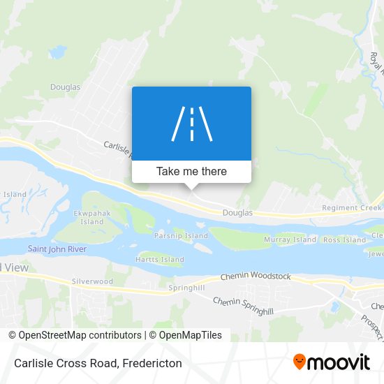 Carlisle Cross Road map