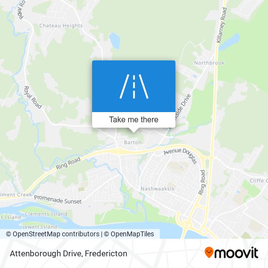 Attenborough Drive map