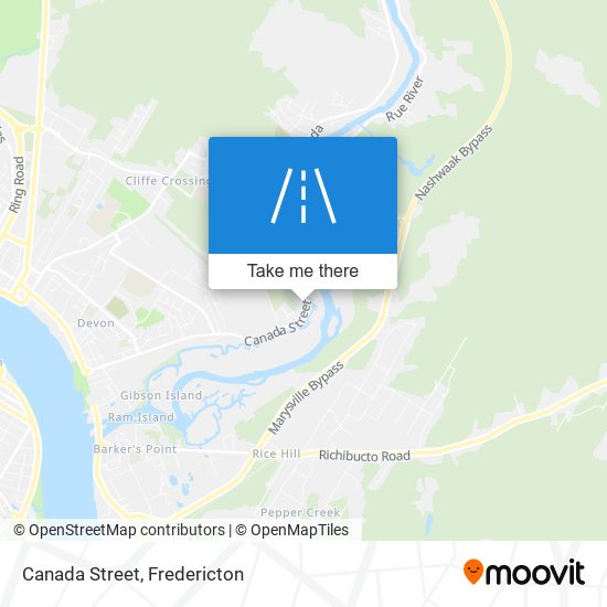 Canada Street map