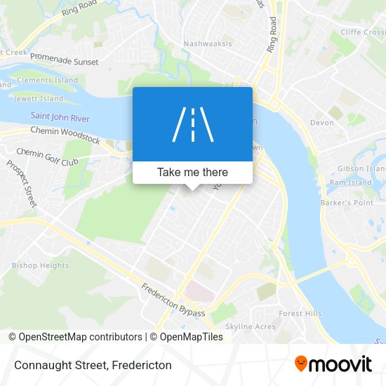 Connaught Street map