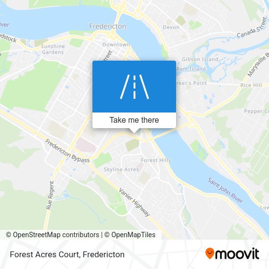 Forest Acres Court map