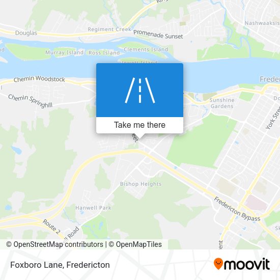 Foxboro Lane map