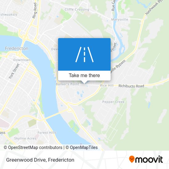 Greenwood Drive map