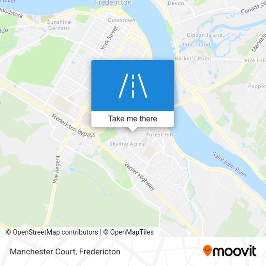 Manchester Court map