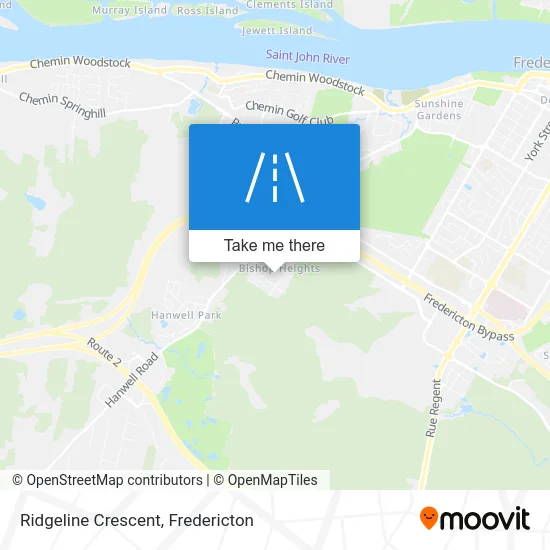 Ridgeline Crescent map