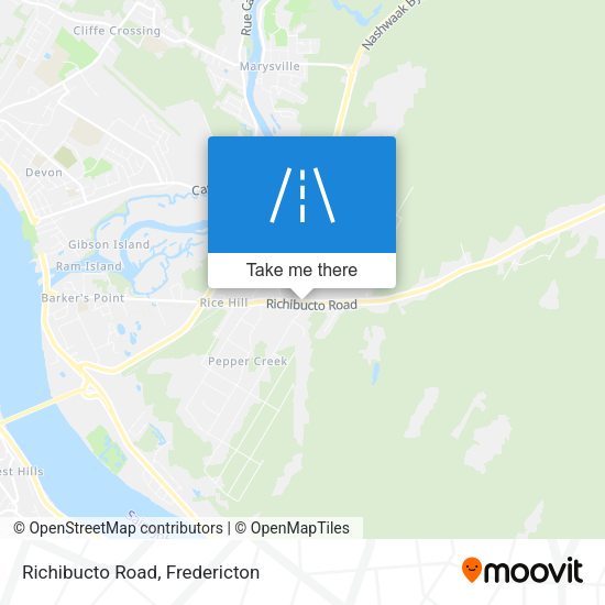 Richibucto Road map