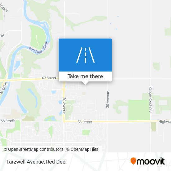 Tarzwell Avenue map
