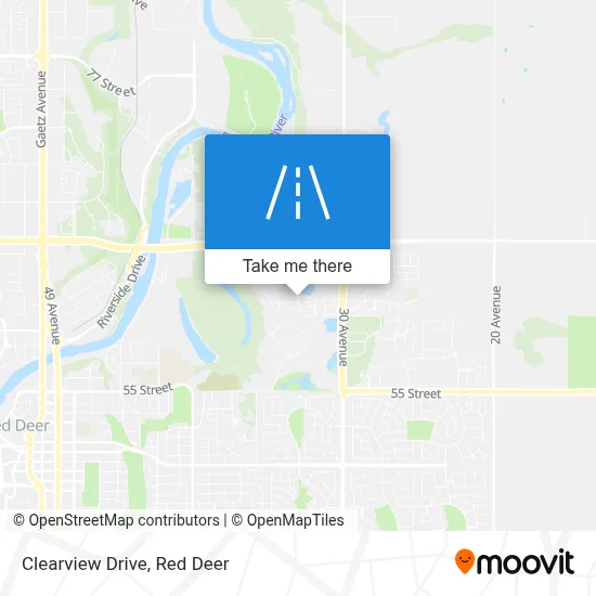Clearview Drive map