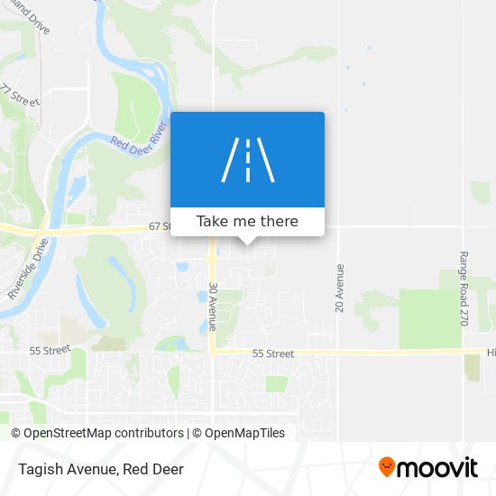 Tagish Avenue map