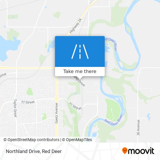 Northland Drive map