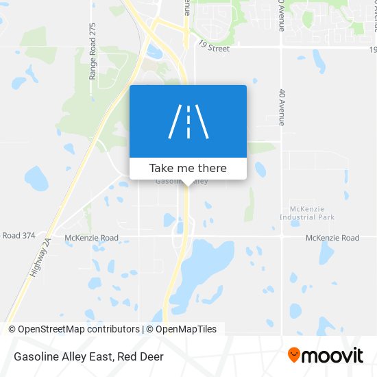 Gasoline Alley East map