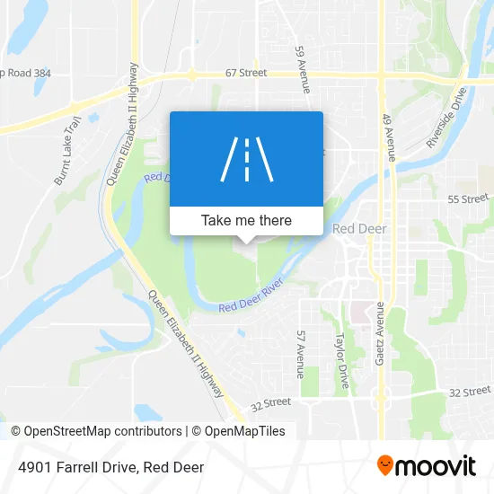 4901 Farrell Drive map