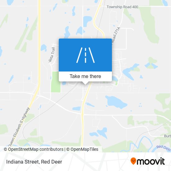 Indiana Street map