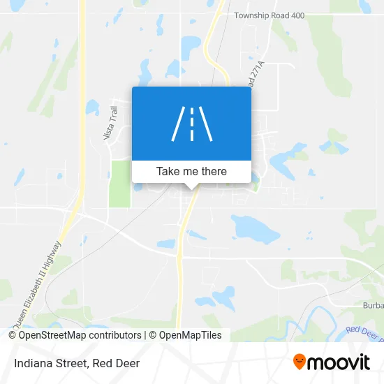 Indiana Street map
