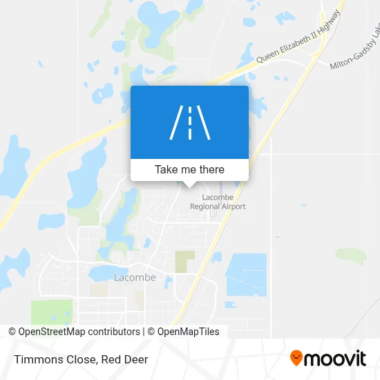 Timmons Close map