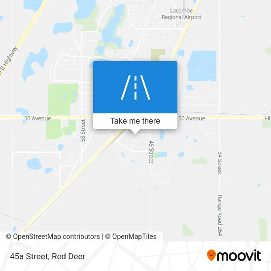 45a Street map