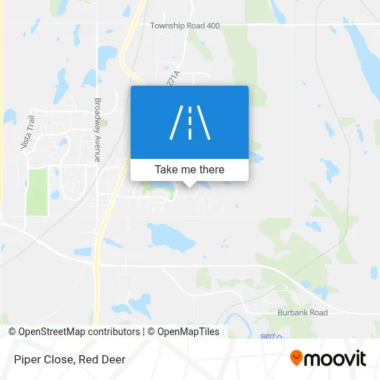 Piper Close map
