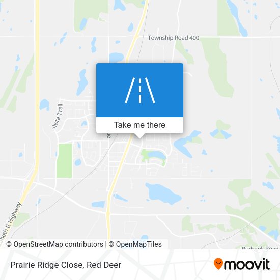 Prairie Ridge Close map