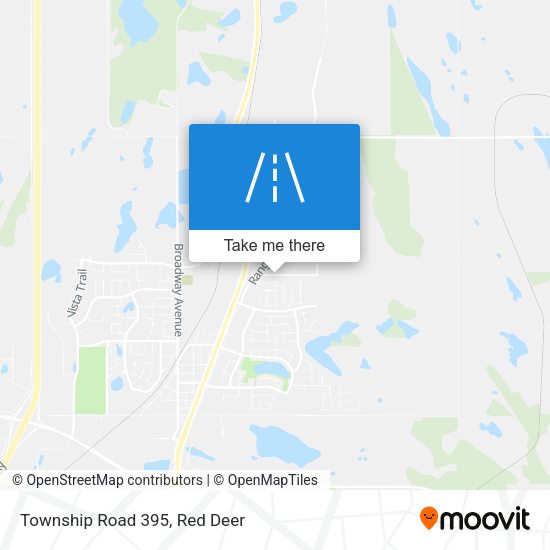 Township Road 395 map