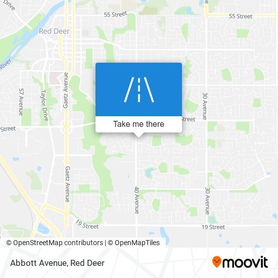 Abbott Avenue map